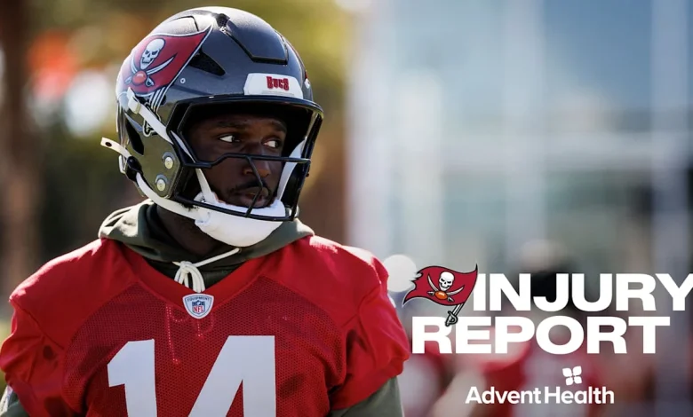 Buccaneers-Panthers Injury Report Dec.18: Godwin Jr., Evans Did Not Participate - Tampa Bay Buccaneers