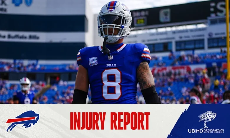 Buffalo Bills Injury Report vs. Patriots