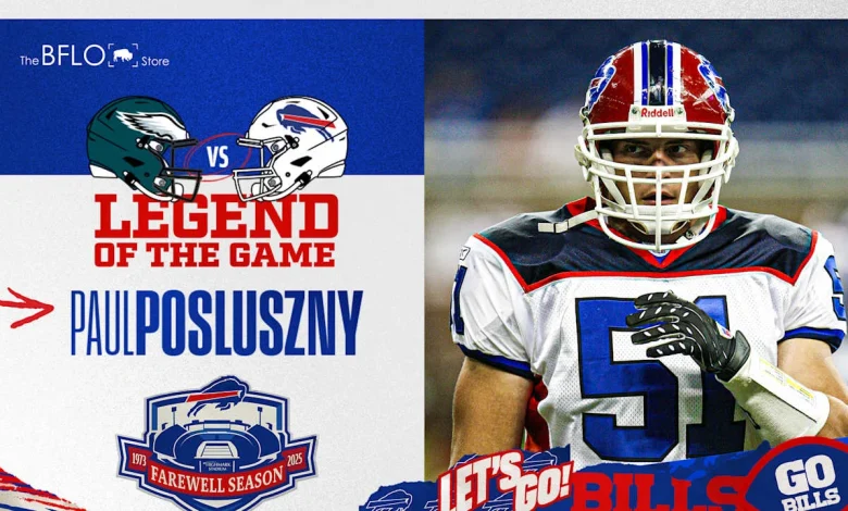 Buffalo Bills announce Paul Posluszny as Legend of the Game for Week 17 game against the Eagles