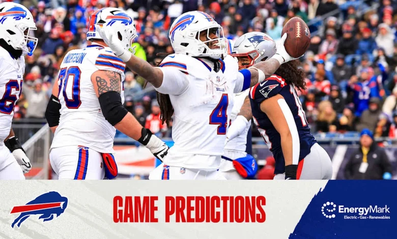 Buffalo Bills at New England Patriots Game Predictions