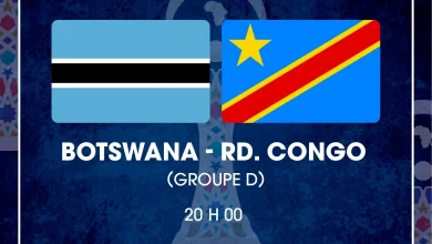 CAN 2025 : la RDC en quête de la première place du D face au Botswana