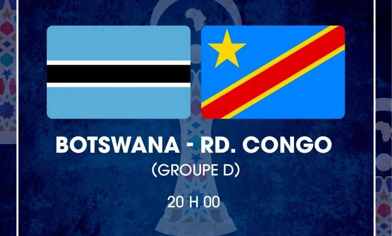 CAN 2025 : la RDC en quête de la première place du D face au Botswana