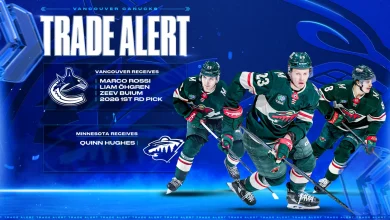 CANUCKS ACQUIRE ROSSI, ÖHGREN, BUIUM AND A FIRST-ROUND PICK FROM THE MINNESOTA WILD
