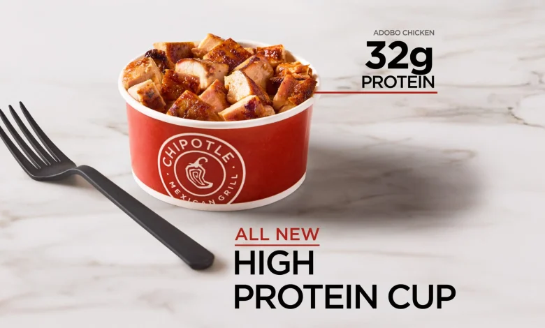 CHIPOTLE UNVEILS ITS FIRST-EVER HIGH PROTEIN MENU FEATURING A NEW SNACK-READY HIGH PROTEIN CUP