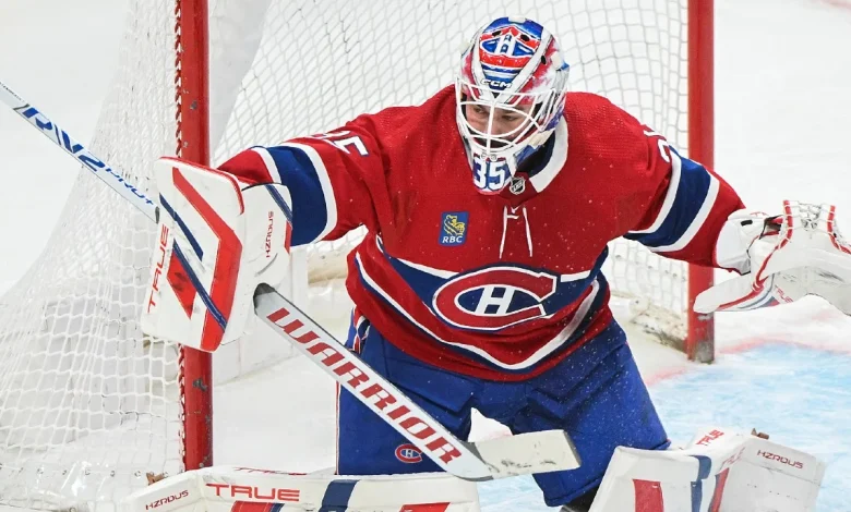 Canadiens goalie Montembeault to start on Tuesday against Panthers