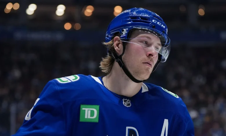 Canucks' Brock Boeser in lineup vs. Sabres