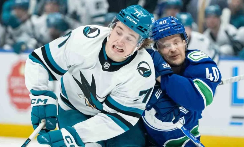Canucks doubled up by Vancouver product Celebrini, Sharks