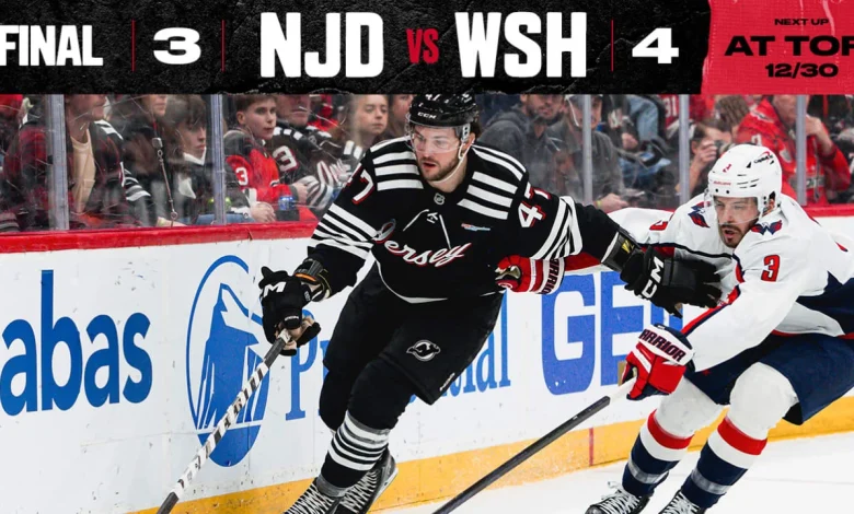 Capitals Defeat Devils in Overtime | GAME STORY