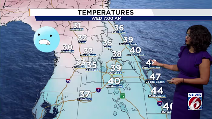 Central Florida braces for major mid-week cooldown after warm, foggy weekend