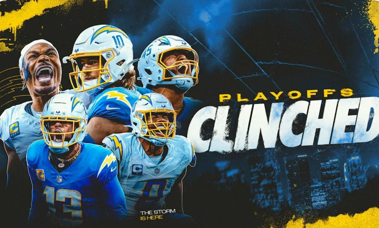 Chargers Clinch Playoff Berth for 2nd Straight Season Under Jim Harbaugh