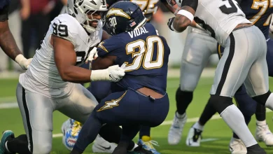 Chargers’ Kimani Vidal scores career-long 59-yard touchdown