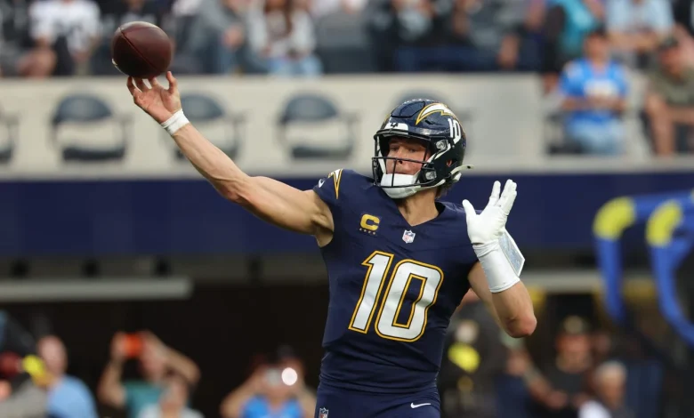 Chargers OC Greg Roman "really optimistic" Justin Herbert will play vs. Eagles