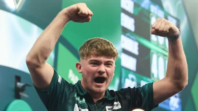 Charlie Manby continues dream World Darts Championship run as Nathan Aspinall is knocked out