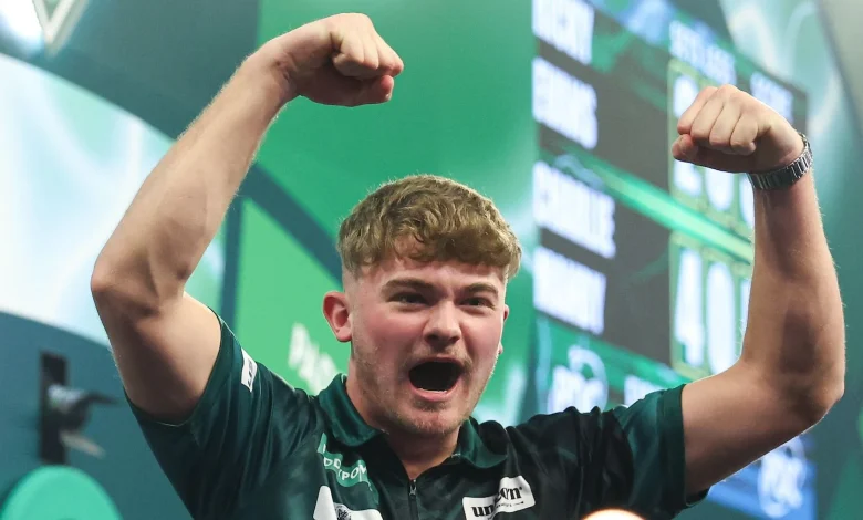 Charlie Manby continues dream World Darts Championship run as Nathan Aspinall is knocked out