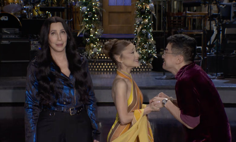 Cher tells Ariana Grande and Bowen Yang to 'snap out of it' in 'SNL' teaser