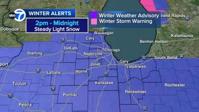 Chicago weather forecast: More snow for PM commute Monday | O'Hare, Midway airports recover from weekend flight cancellations