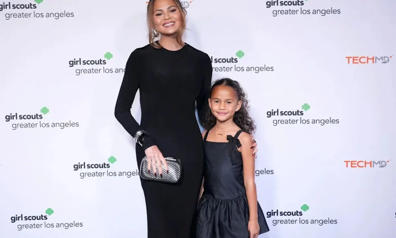 Chrissy Teigen's Daughter Luna, 9, Is Her Mom's Mini-Me as She Looks All Grown Up in New Photo
