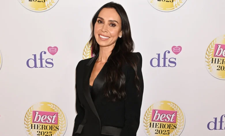 Christine Lampard's knitted dress is the cosy winter warmer you'll love over Twixmas