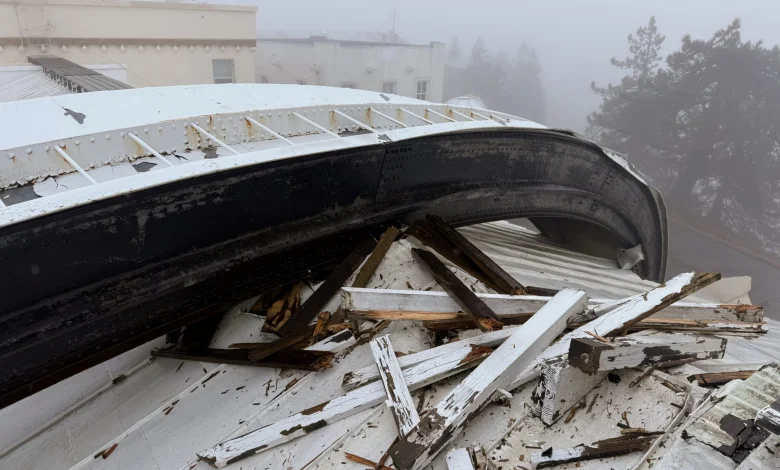 Christmas Day winds up to 114 mph damage UC Lick Observatory