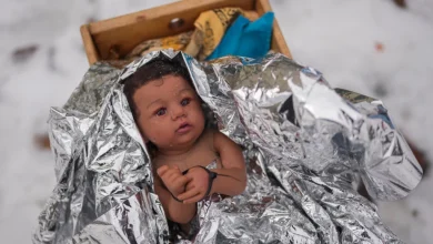 Church Nativity scenes add zip ties, gas masks and ICE to protest immigration raids