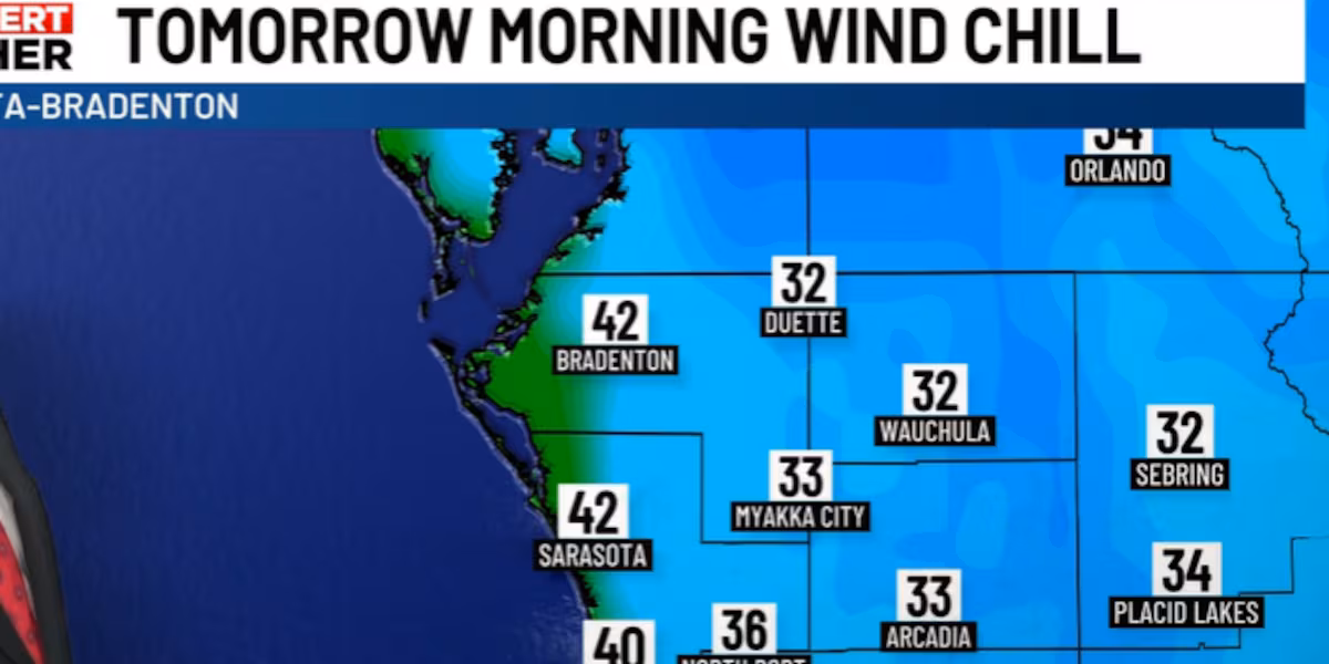 Cold-weather shelters opening around the Suncoast as temperatures drop