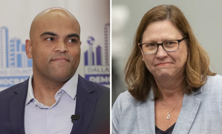 Colin Allred, Julie Johnson vie for same congressional seat
