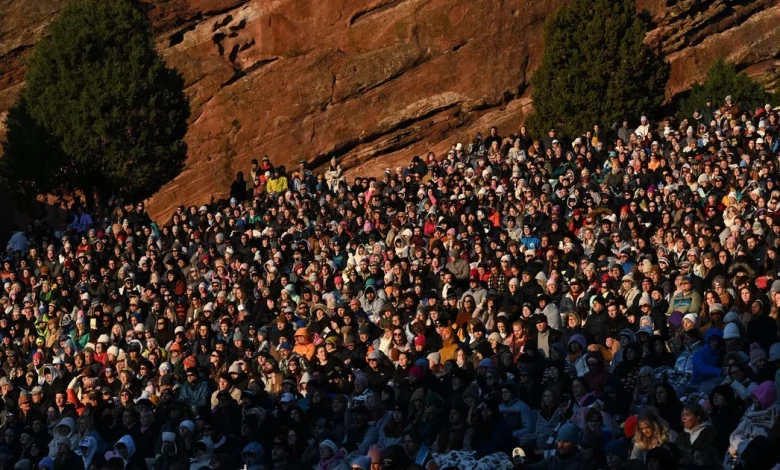 Colorado's Red Rocks Amphitheatre best-attended amphitheater and second-best-attended U.S. venue in 2025