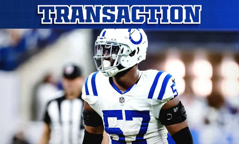Colts activate LB Jaylon Carlies from Injured Reserve list; elevate K Blake Grupe and DT Chris Wormley to active roster from practice squad for Week 14