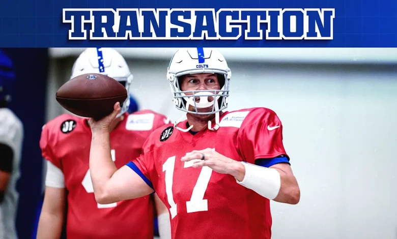 Colts sign QB Philip Rivers to 53-man roster from practice squad, place T Braden Smith on injured reserve