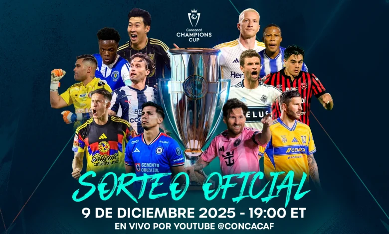 Concacaf anuncia los bombos y procedimientos oficiales del Sorteo de la Copa de Campeones 2026