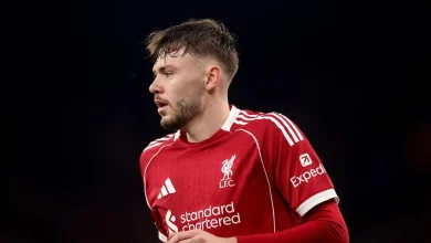 Conor Bradley suspended for Liverpool v Brighton