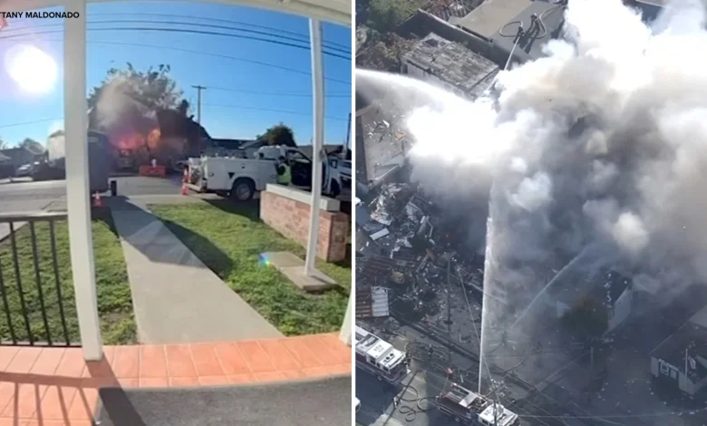 Crews battling large building with possible injuries in Hayward after reported explosion