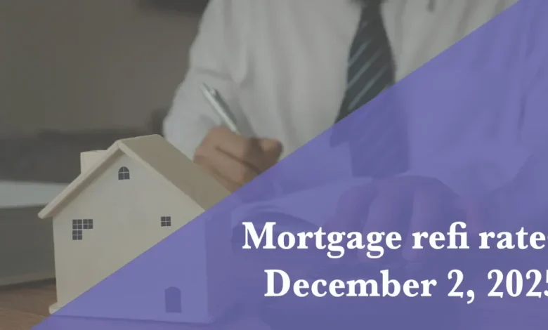 Current refi mortgage rates report for Dec. 2, 2025