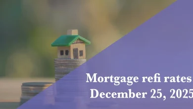 Current refi mortgage rates report for Dec. 25, 2025