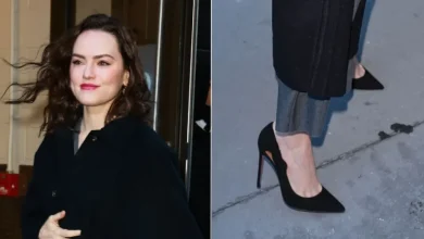 Daisy Ridley Puts a Side Spin on the Bow Pump Trend With Aquazzura in New York