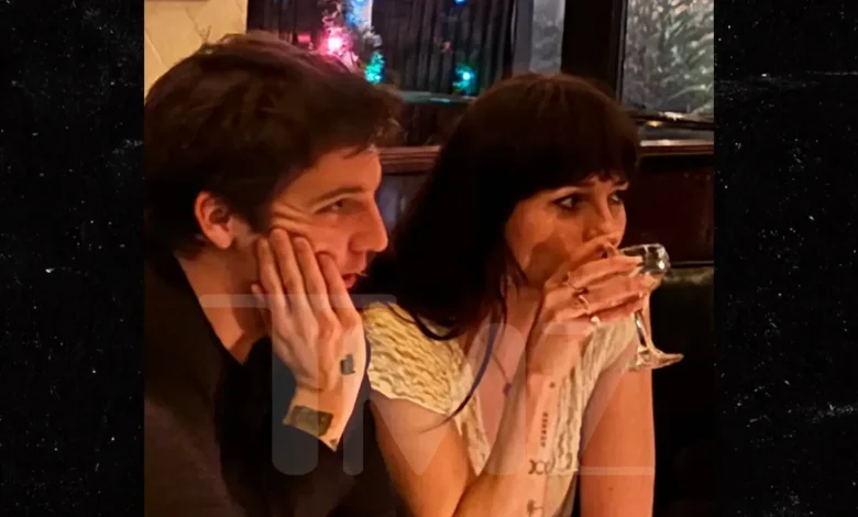 Dakota Johnson and Role Model Seen Getting Cozy Together at Dinner in L.A.