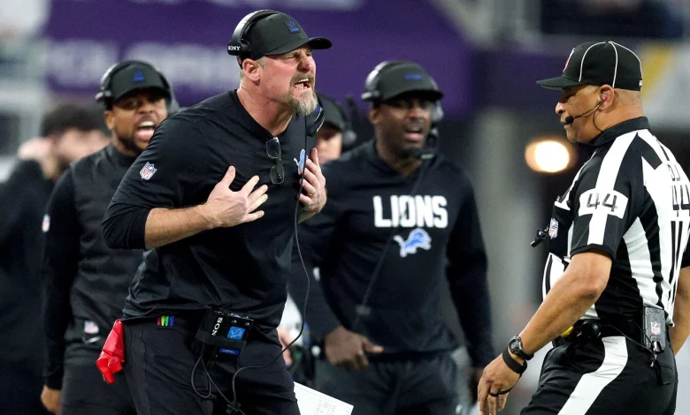 Dan Campbell: I'll look at a lot of things, I don't like being home for the playoffs