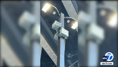 Day laborers in Los Angeles protest noise machines installed at Home Depot store in Cypress Park