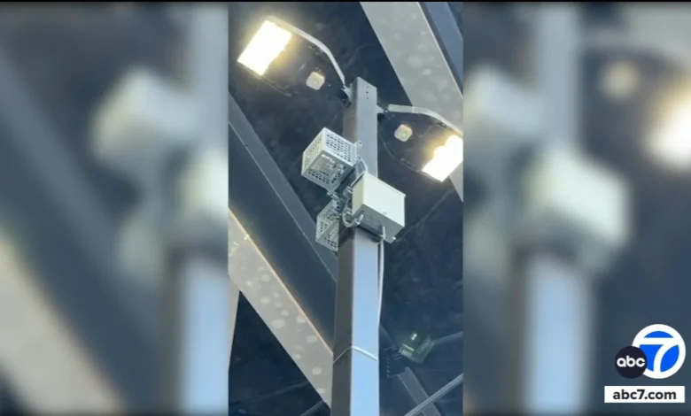 Day laborers in Los Angeles protest noise machines installed at Home Depot store in Cypress Park