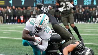 De'Von Achane injury update for Dolphins on Monday night
