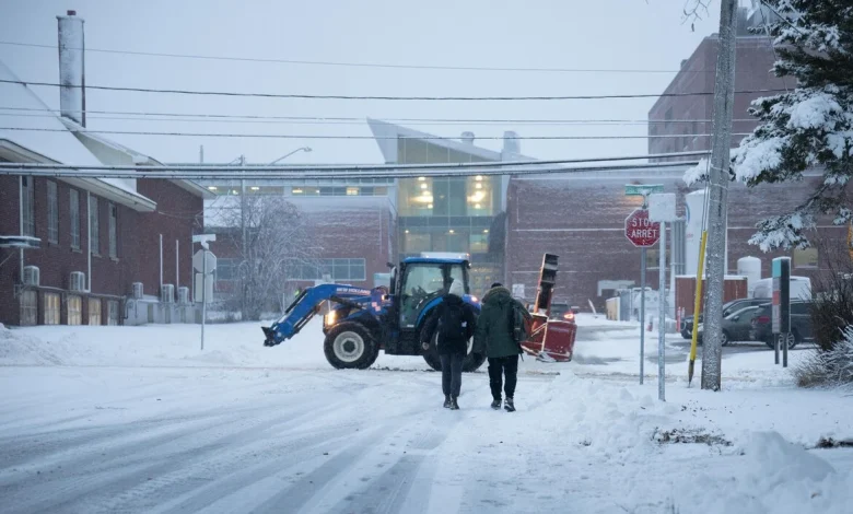 Début de semaine enneigé et venteux en Atlantique