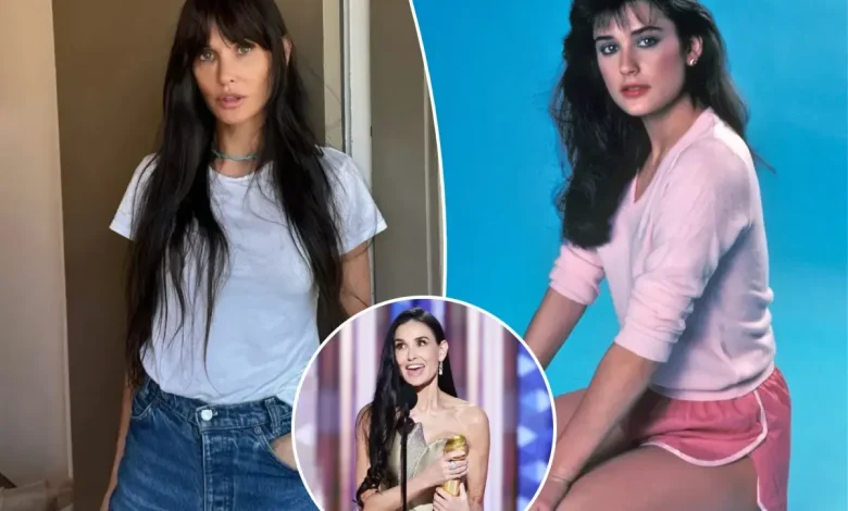 Demi Moore makes powerful statement about aging after turning 63, winning first Golden Globe