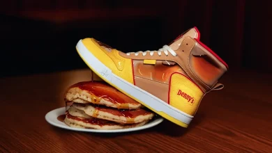 Denny's made sneakers with real syrup. Here's how to get a pair.