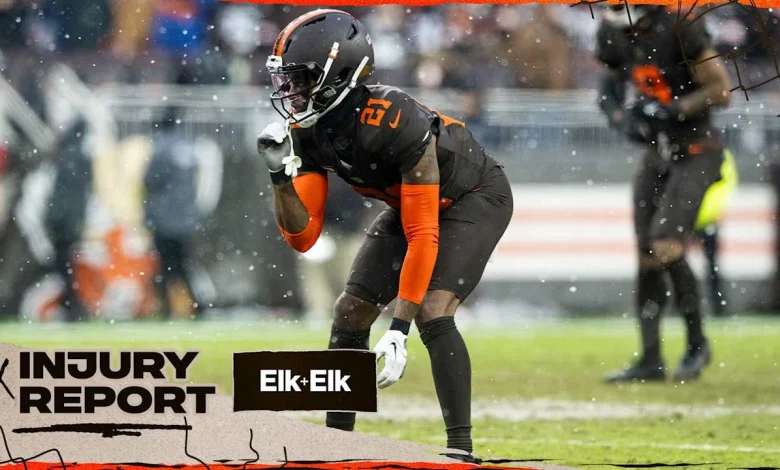 Denzel Ward ruled out for Week 15 against the Bears