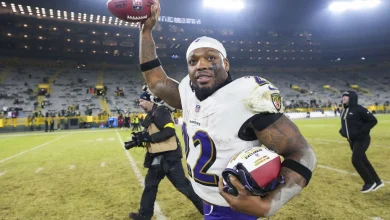 Derrick Henry's 36 carries on Saturday night were the most in an NFL game in two years