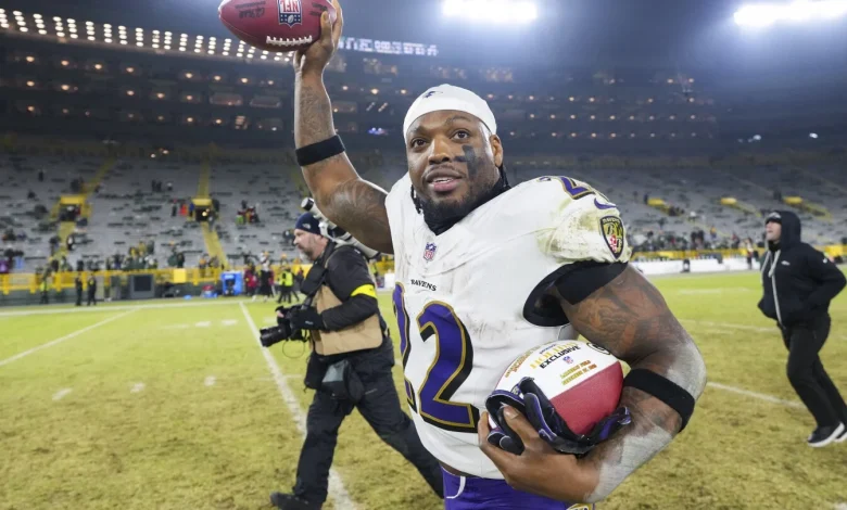 Derrick Henry's 36 carries on Saturday night were the most in an NFL game in two years