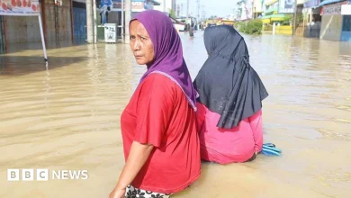 Desperate hunt for food and water as Indonesia floods death toll rises to 442