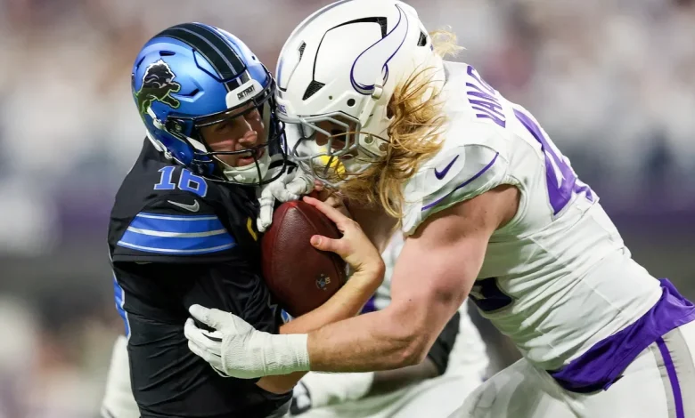 Detroit Lions’ playoff hopes sacked with loss to Minnesota Vikings