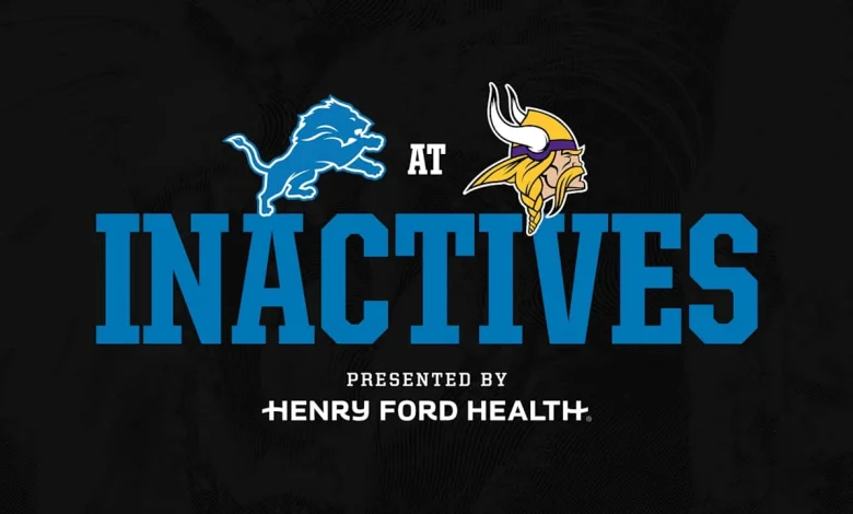 Detroit Lions vs. Minnesota Vikings