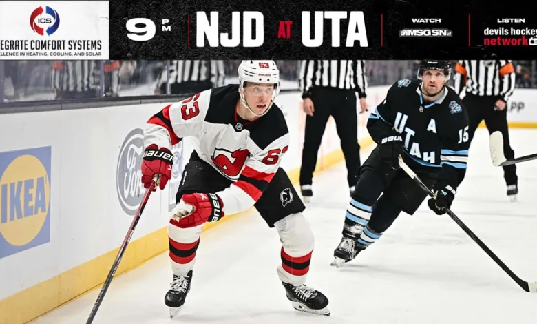 Devils Look to Build on Vegas Momentum Against Utah | PREVIEW